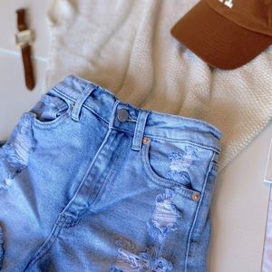 Very Cute Ripped Jean Shorts